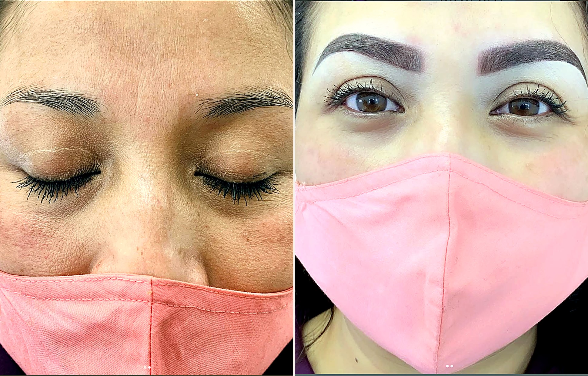 Antes y después micropigmentación de cejas